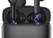Wireless Earbuds,IPX5 Waterproof Bluetooth Earbuds Stereo Earphone, Bluetooth 5.0 in-Ear Earbuds with Wireless Bluetooth Headphone 30H Playtime, for iPhone/Android