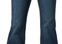 Wrangler Women’s Retro Mae Mid Rise Wide Leg Trouser Jean