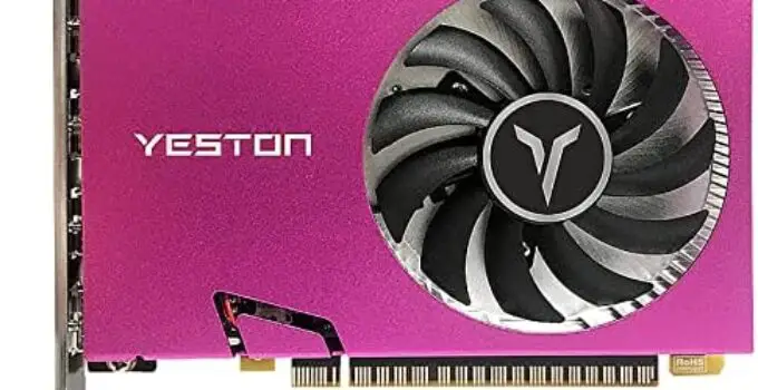 Yeston GT730 4GB 4HDMI Gaming Graphics Cards ,128 bit DDR3 993/1600MHz 4-Screen Graphics Card Support Split Screen 10bit Color Depth HDR with 4 HDMI Ports