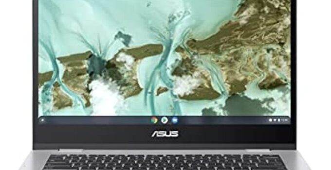 ASUS Chromebook CX1, 14″ Full HD NanoEdge Display, Intel Celeron N3350 Processor, 64GB eMMC, 4GB RAM, Chrome OS, Transparent Silver, CX1400CNA-AS44FV