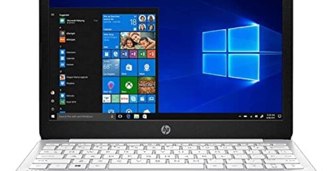 2022 Newest H P Stream 11.6 Inch HD Laptop, IntelCeleron N4120 (Quad-core), 4GB RAM, 64GB eMMC, Webcam, HDMI Windows 10 S with Office 365 Personal for 1 Year (Google Classroom or Zoom Compatible)