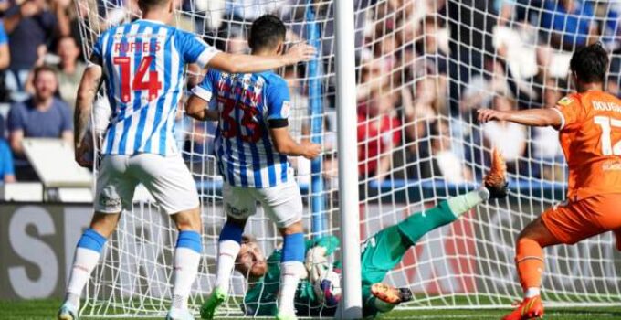 Huddersfield Town ‘goal’ v Blackpool denied due to goal-line technology failure