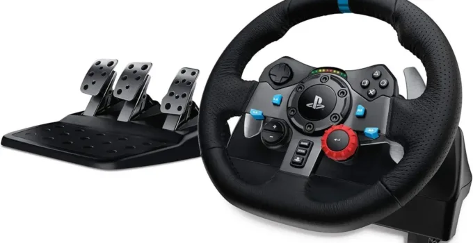 Logitech’s G29 racing wheel and pedals is down to $230 at Amazon