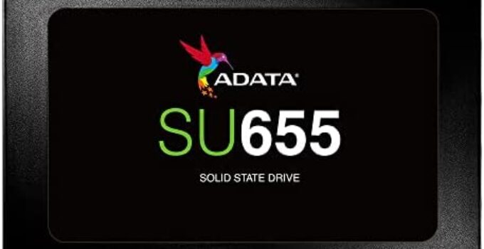 ADATA SU655 120GB 3D NAND 2.5 inch SATA III High Speed Read up to 520MB/s Internal SSD (ASU655SS-120GT-C)