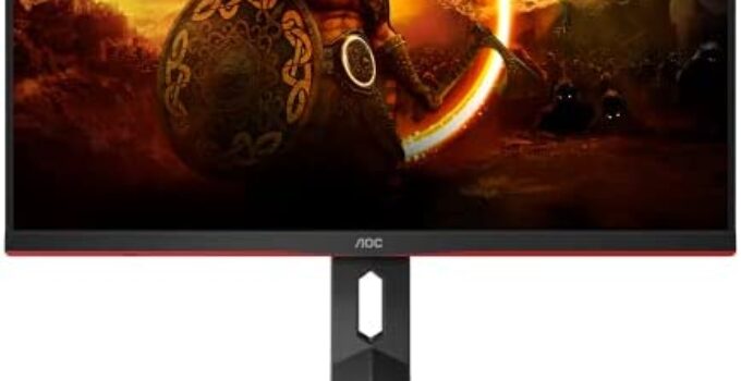 AOC Gaming 27G2SP 27” Frameless Gaming Monitor, FHD 1920×1080, 165Hz 1ms, Adaptive-Sync, Low Input Lag, VESA, Height Adjust