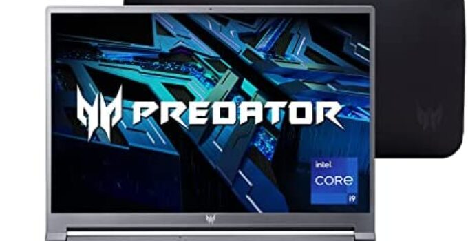 Acer Predator Triton 500 SE Gaming/Creator Laptop | 12th Gen Intel i9-12900H | GeForce RTX 3080 Ti | 16″ WQXGA 240Hz G-SYNC Display | 32GB LPDDR5 | 1TB Gen 4×4 SSD | Killer Wi-Fi 6E | PT516-52s-99EL