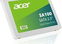 Acer SA100 1.92TB SATA III 2.5 Inch Internal SSD – 6 Gb/s, 3D NAND Solid State Hard Drive Up to 560 MB/s – BL.9BWWA.105