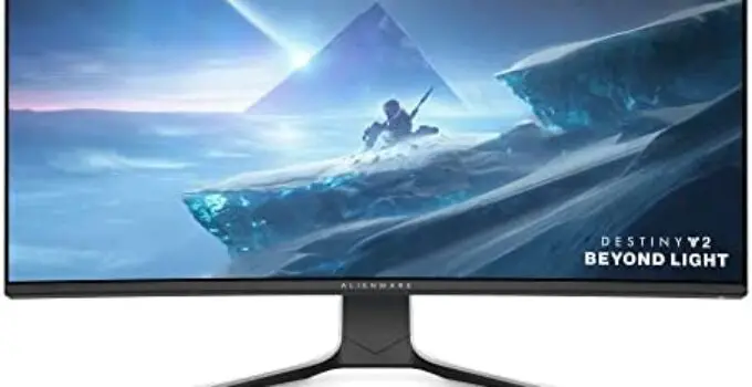 Alienware Ultrawide Curved Gaming Monitor – 38-Inch WQHD Display, 144Hz Refresh Rate, 1ms Response Time, 2300R Curvature, NVIDIA G-SYNC Ultimate, IPS, VESA Display HDR 600, USB, White – AW3821DW