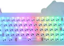 EPOMAKER Mini Cat 64 60% Hot Swappable QMK/VIA Programmable RGB Wired Mechanical Gaming DIY Keyboard Kit with Refinedly Tuned Stabilizers, Stacked Acrylic Case, Compatible with Windows/Mac