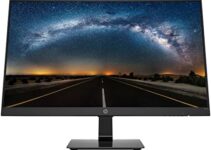 HP 27m 27-inch FHD (1920 x 1080) 60Hz Anti-Glare Monitor, On-Screen Controls, Plug and Play, User programmable, Black