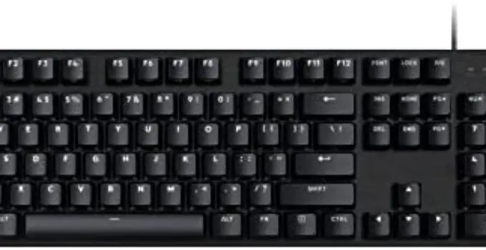Logitech G413 SE Full-Size Mechanical Gaming Keyboard – Backlit Keyboard with Tactile Mechanical Switches, Anti-Ghosting, Compatible with Windows, macOS – Black Aluminum