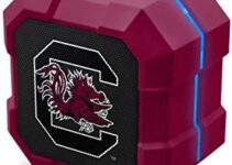 NCAA South Carolina Fighting Gamecocks Shockbox LED Wireless Bluetooth Speaker, Team Color