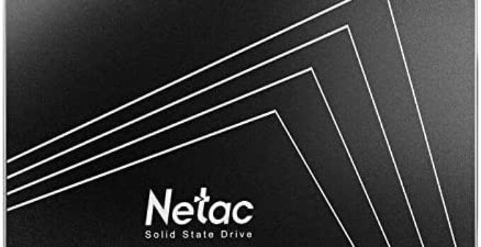Netac 500GB Internal SSD SATA 3.0 6Gb/s 2.5 Inch 3D NAND 530MB/S Black – N530S