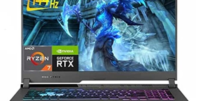 Newest ASUS ROG Strix G17 Gaming Laptop 17.3” FHD 144HZ IPS, AMD 8-Core Ryzen 7 4800H (＞i7-10750H), 32GB RAM, 1TB SSD, NVIDIA GeForce RTX 3060, RGB Backlit Keyboard, Wifi6 Win10 + CUE Accessories