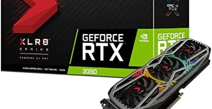 PNY GeForce RTX™ 3080 10GB XLR8 Gaming Revel Epic-X RGB™ Triple Fan Graphics Card LHR