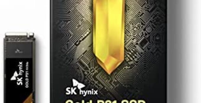 SK hynix Gold P31 2TB PCIe NVMe Gen3 M.2 2280 Internal SSD l Up to 3500MB/S l Compact M.2 SSD Form Factor SK hynix SSD – Internal Solid State Drive with 128-Layer NAND Flash