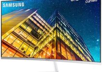 Samsung 32″ Class 4K UHD Curved Monitor – LU32R591CWNXZA (Renewed)