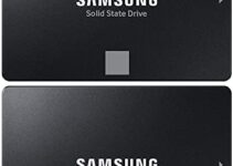 Samsung MZ-77E2T0B/AM 870 EVO SATA 2.5-inch SSD, 2TB (2-Pack)