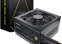 Segotep 700W Gaming Power Supply 80 Plus Gold Certified PSU with Silent 120mm Fan