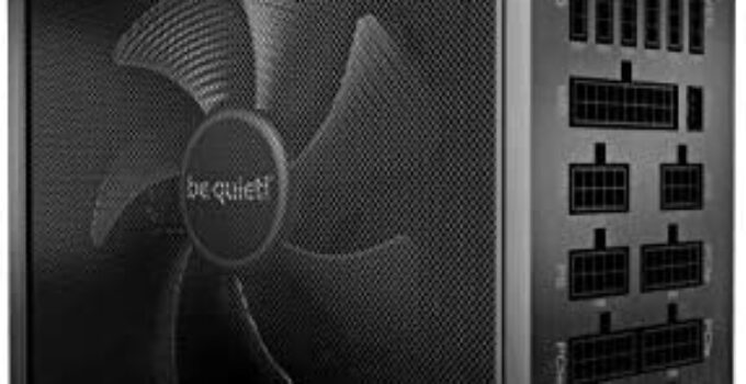 be quiet! Dark Power Pro 12 1500W, BN647, 80 Plus Titanium Efficiency, Power Supply, ATX, Fully Digital, Modular, virtually inaudible Silent Wings Fan