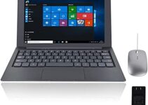 Laptop 10.1Inch 6GB RAM 128GB SSD Mini Ultrabook,Windwos10 with Intel Gemini Lake N4120 Quad Core Processor Up to2.6GHz 2.4G/5G WiFi+Mini HDMI+USB3.0 +Metal Shell (Gray)