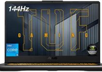 2022 ASUS TUF Gaming 17.3″ FHD 144Hz Laptop, Intel Core i5-11260H (Beats i7-8750H), 32GB RAM, 2TB PCIe SSD, RGB Backlit Keyboard, GeForce RTX 3050 Graphics, Windows 10, Grey, 32GB USB Card