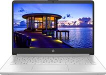 2022 HP Notebook 14″ HD Laptop, AMD Ryzen 3 3250U Up to 3.5Ghz, 32GB RAM, 1024GB SSD, USB C, WiFi, 10hours Battery Life, Bluetooth, Webcam, Windows 11 Home S, Silver, 3in1 Accessories