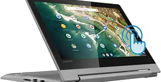 2022 Lenovo Chromebook Flex 3, 2-in-1 11.6″ HD Touchscreen for Business and Student Laptop, MediaTek MT8173C CPU, 4GB LPDDR3, 32GB eMMC, PowerVR Graphics, Webcam, Chrome OS, Grey, 128GB USB Card