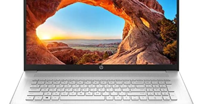 2022 Newest HP 17 Laptop, 17.3″ FHD IPS Display, Intel Core i5-1135G7 Quad-Core Processor, Intel Iris Xe Graphics, 16GB RAM, 1TB PCIe SSD, HDMI, Windows 11 + Microfiber Cloth