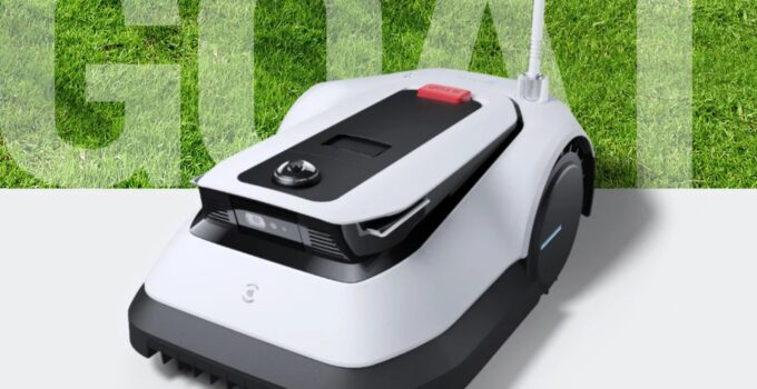 ECOVACS GOAT G1 robot lawn mower unveiled with dual cameras and ToF sensors