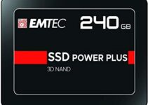 EMTEC 240GB X150 Power Plus 3D NAND 2.5” SATA III Internal Solid State Drive (SSD) ECSSD240GX150