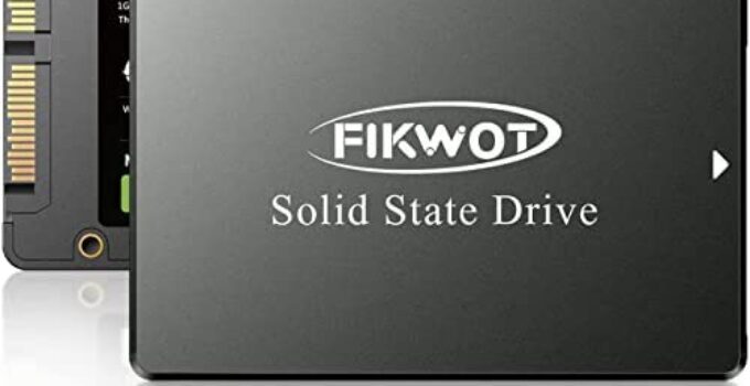 FIKWOT FS810 512GB SSD SATA III 2.5″ 6GB/s, Internal Solid State Drive 3D NAND Flash (Read/Write Speed up to 550/450 MB/s) Compatible with Laptop & PC Desktop