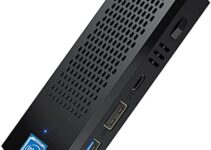 Fanless Mini PC Stick – Windows 10 Pro Intel Atom X5-Z8350 (4GB DDR3L, 64GB eMMC), Small Form Portable Computer Stick Supports 128GB TF Card, HD，Bluetooth 4.2 and Wi-Fi