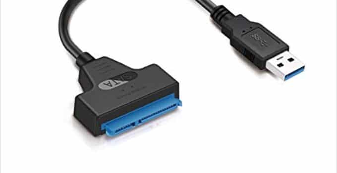 Mediasonic SATA to USB Cable – USB 3.0 / USB 3.1 Gen 1 to 2.5” SATA SSD/Hard Drive Adapter Cable (Optimized for SSD, Support UASP and SATA 3 6.0Gbps Transfer Rate) (HND5-SU3)