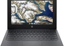 Newest Flagship HP Chromebook, 11.6″ HD (1366 x 768) Display, Intel Celeron Processor N3350, 4GB LPDDR2, 32GB eMMC, Chrome OS, HD Graphics 500, 11A-NB0013DX, Ash Gray (Renewed)