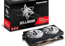 PowerColor Hellhound AMD Radeon RX 6600 XT Gaming Graphics Card with 8GB GDDR6 Memory, Powered by AMD RDNA 2, HDMI 2.1