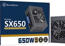SilverStone Technology SST-SX650-G 650W SFX Fully Modular 80 Plus Gold PSU with Improved 92mm Fan and Japanese Capacitors SX650-G