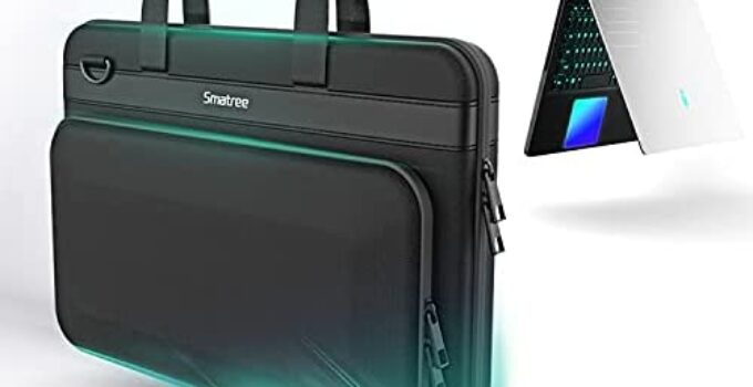 Smatree 15.6 inch Hard Sleeve Bag for Alianwear M15 Gaming Laptop, Alianwear M15 Case 15.6″, Shoulder Bag for Alianwear M15 15.6inch(Not Fit for 17inch Alienware M17 R3 Laptop!)