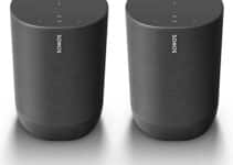 Sonos Move – Battery-Powered Smart Wi-Fi and Bluetooth Speaker with Alexa Built-in – Black (2-Pack)