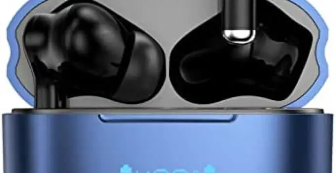 Wireless Earbuds, ENC Bluetooth 5.2 Headphones LED Power Display Earphones Wireless Charging Case 30Hrs Playback IPX6 Waterproof in-Ear Headsets with Mic for iPhone TV Smart Computer Laptop Sports