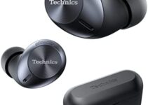 Technics True Wireless Multipoint Bluetooth Earbuds with Microphone, HiFi, Clear Calls, Long Battery Life, Lightweight Comfort Fit, Alexa Built In, EAH-AZ40-K (Black)