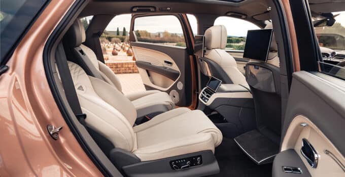 Bentley unveils high-tech, airline-style seat option