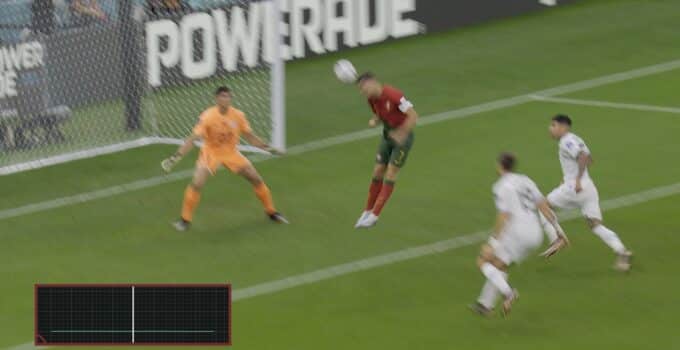 Unlucky Cristiano! Adidas insist ball technology shows Ronaldo did NOT score Portugal’s opening goal against Uruguay in World Cup and Bruno Fernandes decision was right
