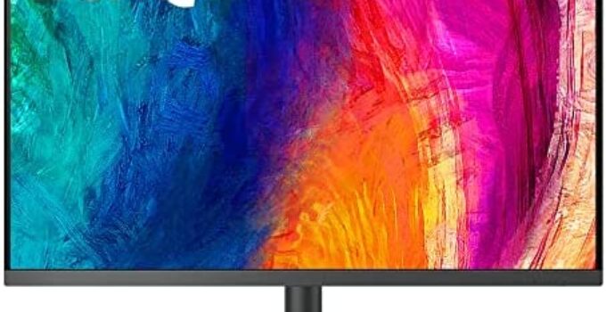 BenQ PD3205U 32 Inch 4K UHD IPS Computer Monitor for Designers with USB-C, 99% sRGB and Rec.709, HDR10, Ergonomic Design, Built-in Speakers, Eye-care Tech, USB-C, 90W Power Delivery andKVM Switch