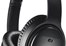 Bose QuietComfort 35 II Wireless Bluetooth Headphones, Noise-Cancelling, with Alexa Voice Control – Black