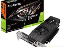 GIGABYTE GeForce GTX 1650 D6 OC Low Profile 4G Graphics Card, Low Profile Design, 4GB 128-Bit GDDR6, GV-N1656OC-4GL Video Card