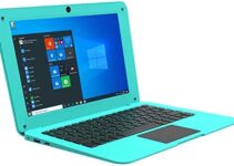HBESTORE 10.1Inch Portable Laptop Mini Computer Ultra Thin Notebook with Apollo Lake N3350 ,6GB RAM and 64GB Storage with Windows10 OS (Blue).