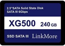 LinkMore XG500 240GB 2.5” SATA III (6Gb/s) Internal SSD, Solid State Drive, Up to 500MB/s for Latop and Pc