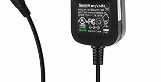 MyVolts 12V Power Supply Adaptor Compatible with Seagate SRD0SD1 External Hard Drive – US Plug