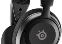 NEW SteelSeries Arctis Nova 1 Multi-System Gaming Headset — Hi-Fi Drivers — 360° Spatial Audio — Comfort Design — Durable — Ultra Lightweight — Noise-Cancelling Mic — PC, PS5/PS4, Switch, Xbox – Black